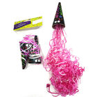 Eco Friendly Pull Pop Pink Paper Hand Throw Streamer