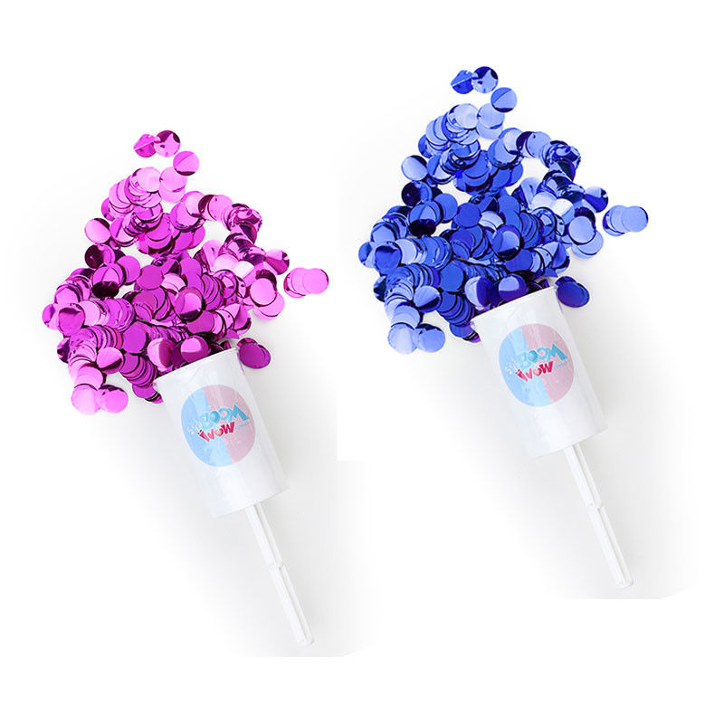 Color Paper Push Pop Confetti Poppers For Wedding